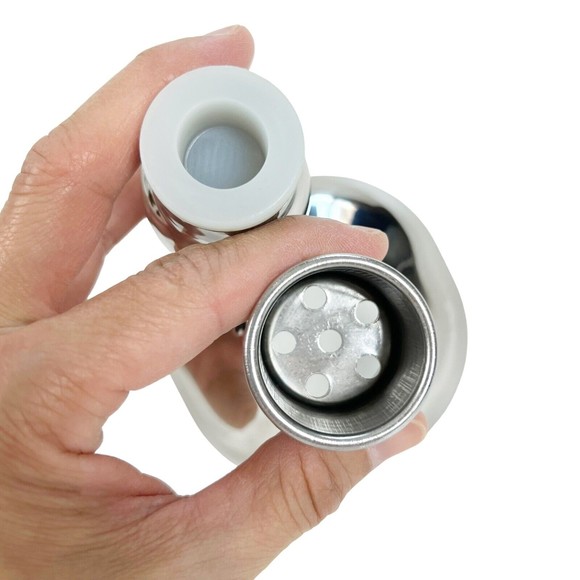 PATRON Margarita Shaker Glass Chrome Bottle 18oz Cocktail Mixer Tequila Whisky - Picture 8 of 10